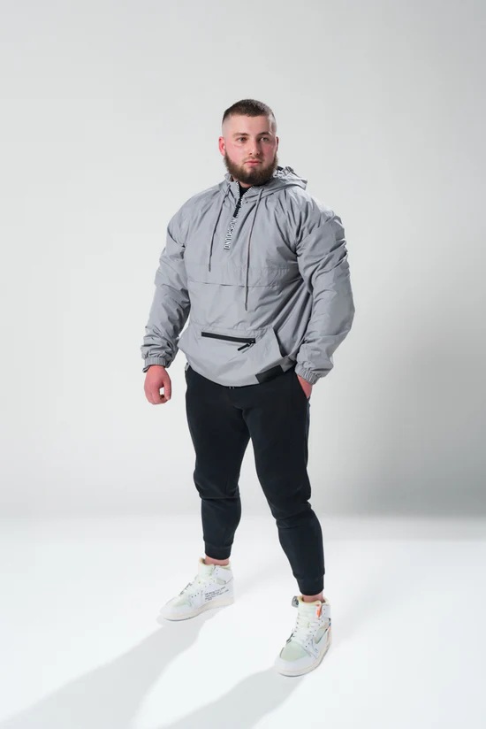 Undrground Lightweight Pull Over Half Zip (Cadet Grey)