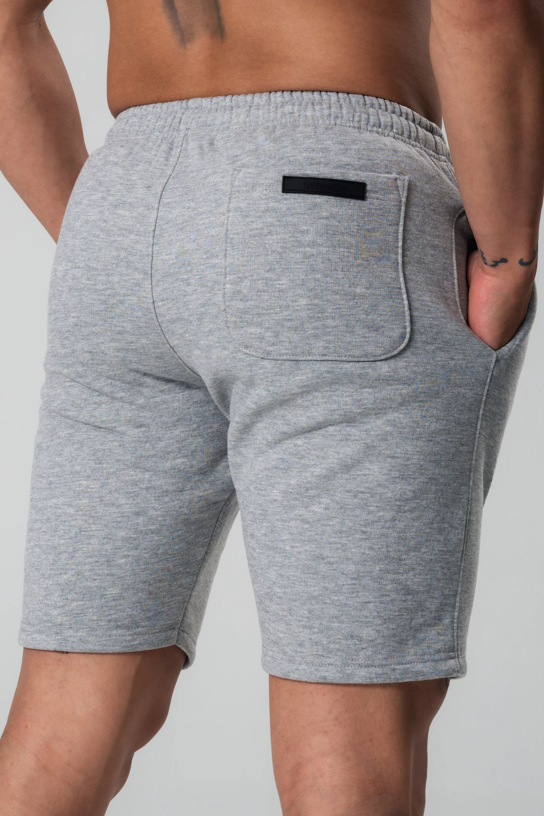 Undrground Cotton Shorts x Reflective Paint (Grey)