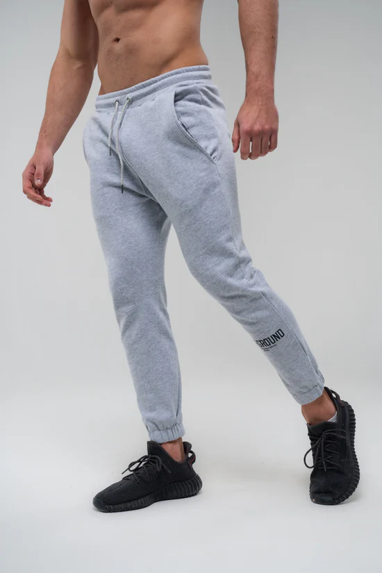 Undrground Oversized Cuffed Essentials Pants (Grey)