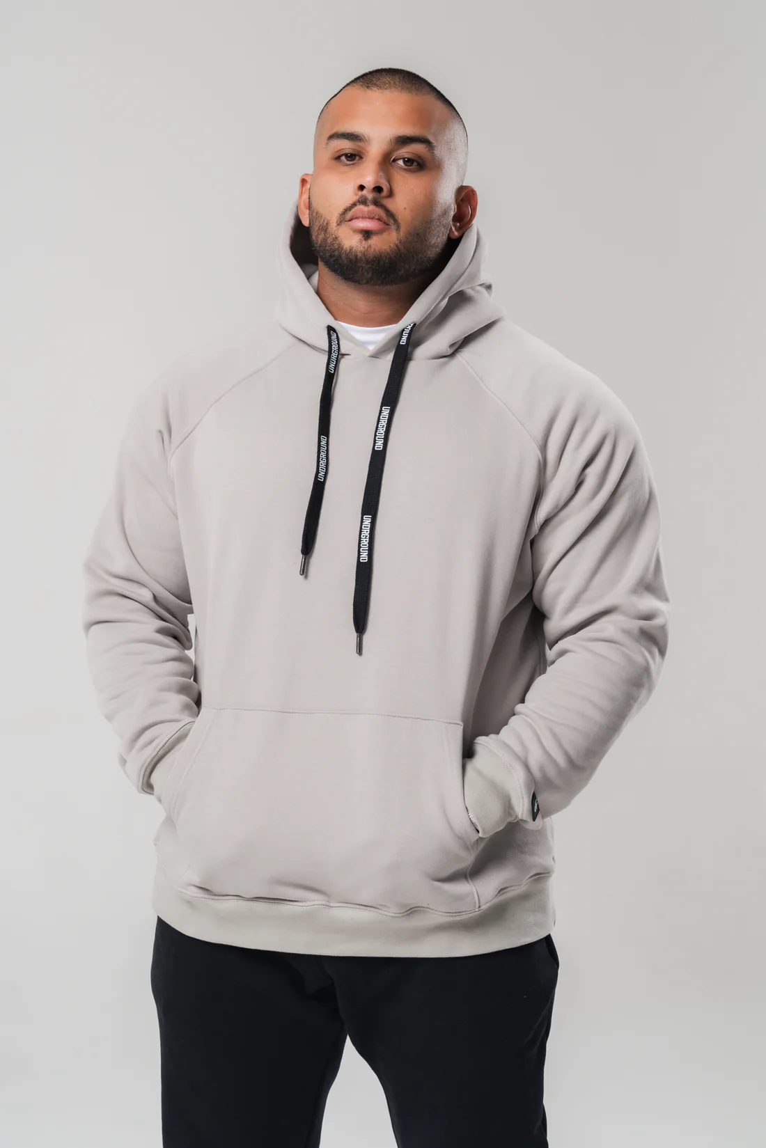 Undrground Marble UG Warm Up Hoodie (Deep Taupe)