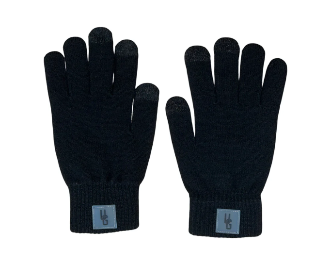 Undrground Knitted Cotton Gloves (Black)