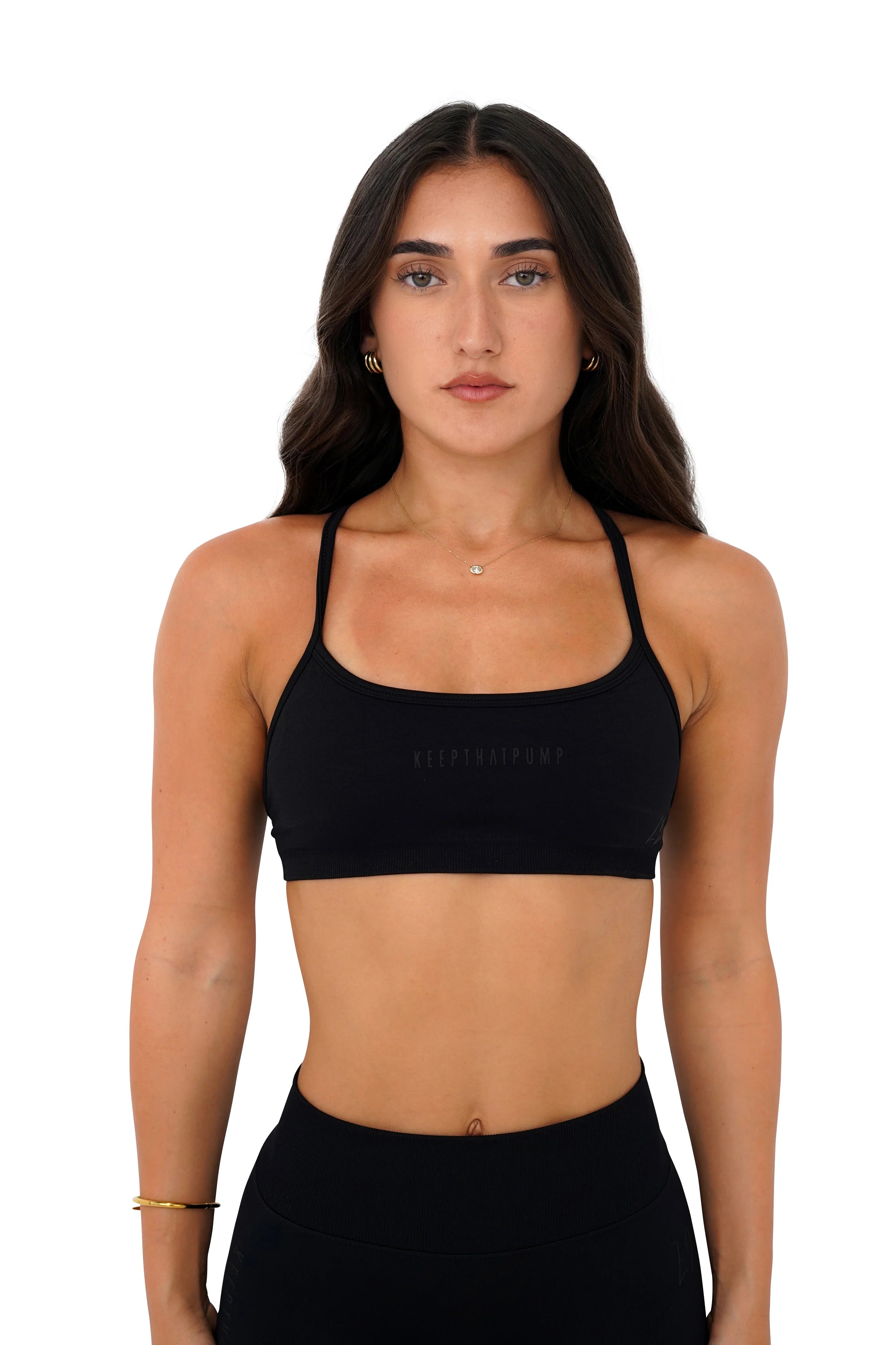KEEPTHATPUMP LJ Crop (Black)