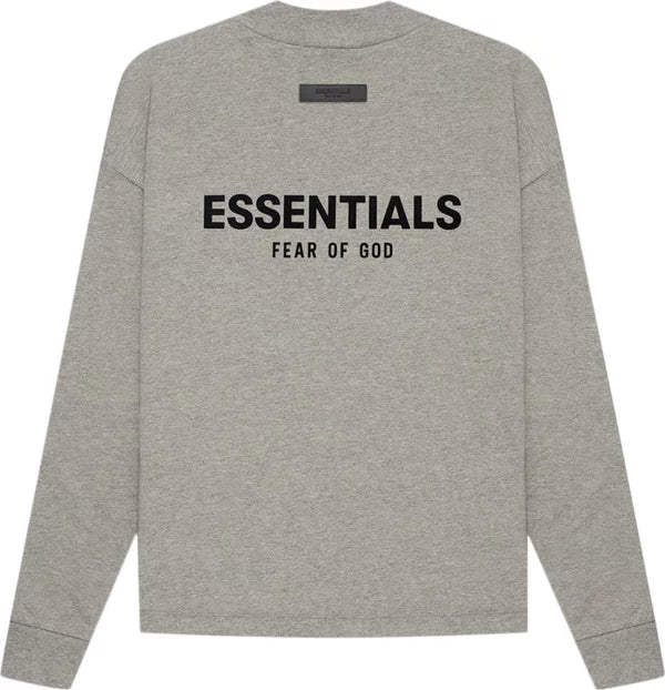 Fear of God Essentials Long Sleeve T-Shirt (Dark Oatmeal)