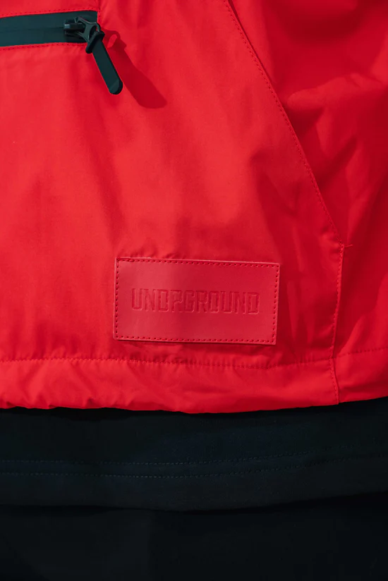 Undrground Lightweight Pull Over Half Zip (Red)