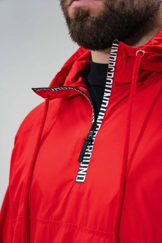 Undrground Lightweight Pull Over Half Zip (Red)