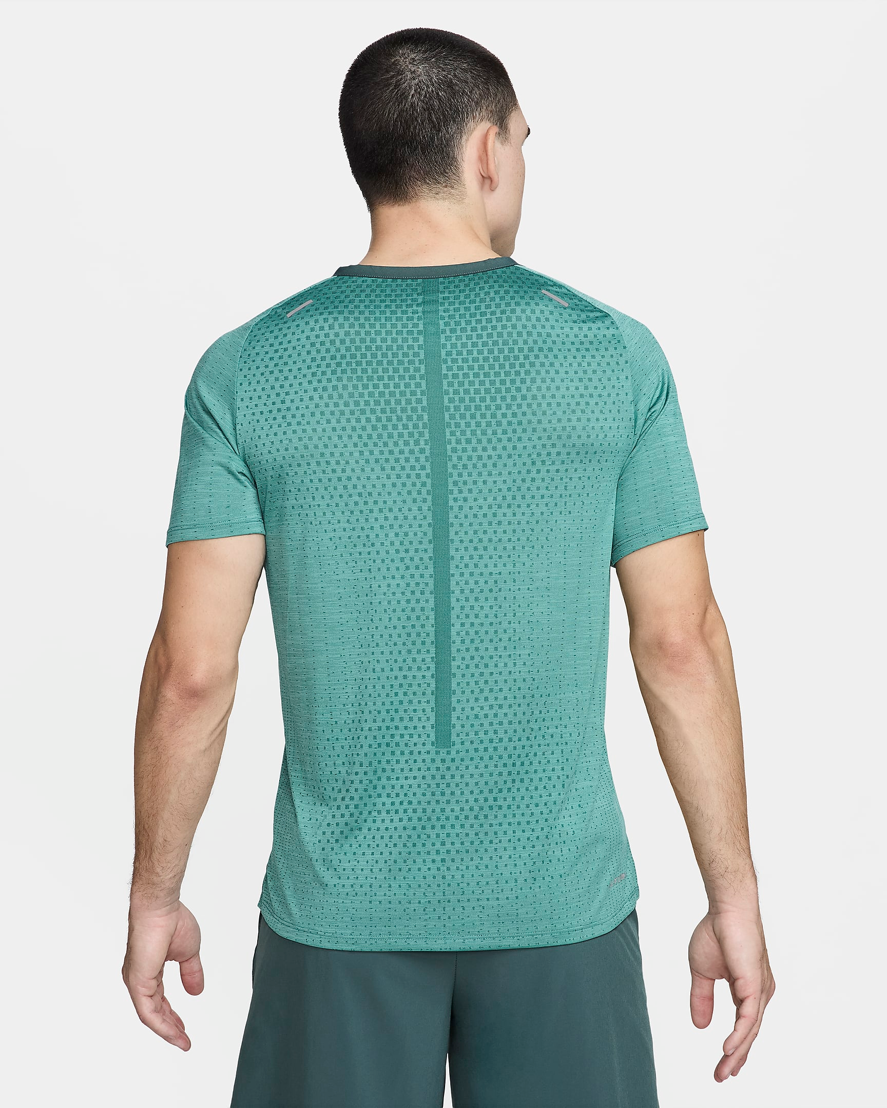 Men's Nike Dri-FIT ADV Short-sleeve Running Top (Vintage Green)