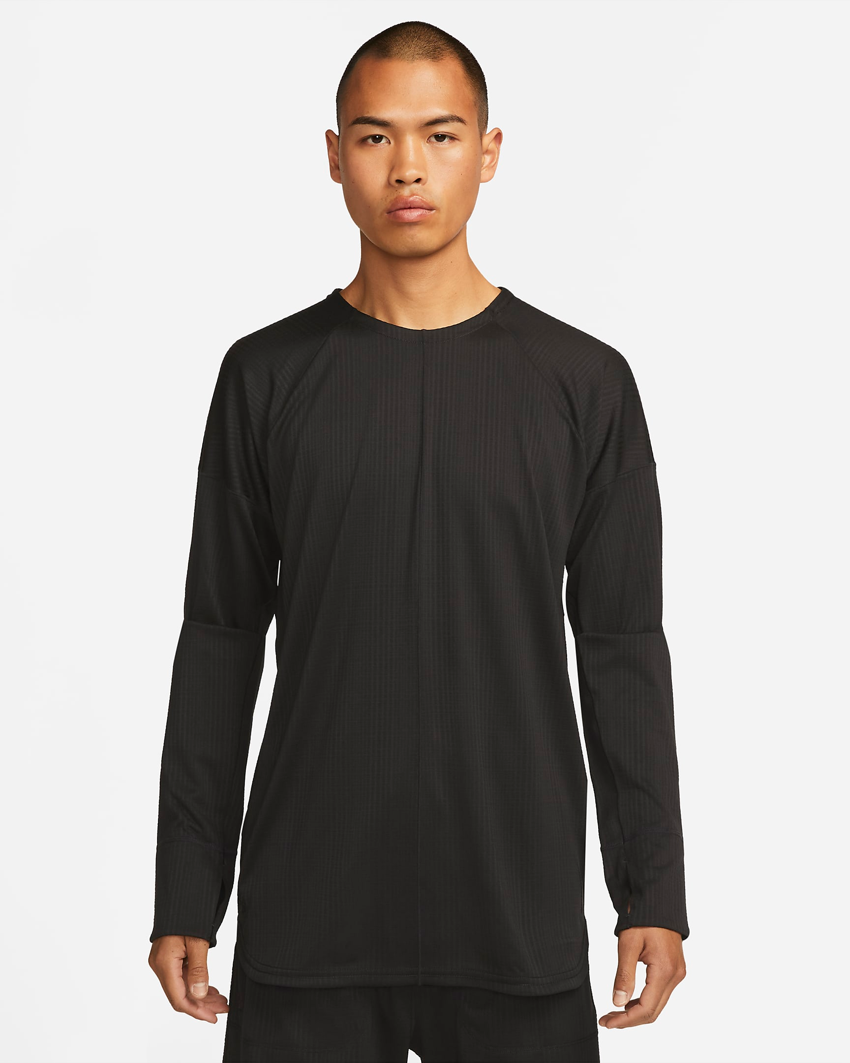 Nike Yoga Men's Dri-FIT Crew Top (Black)