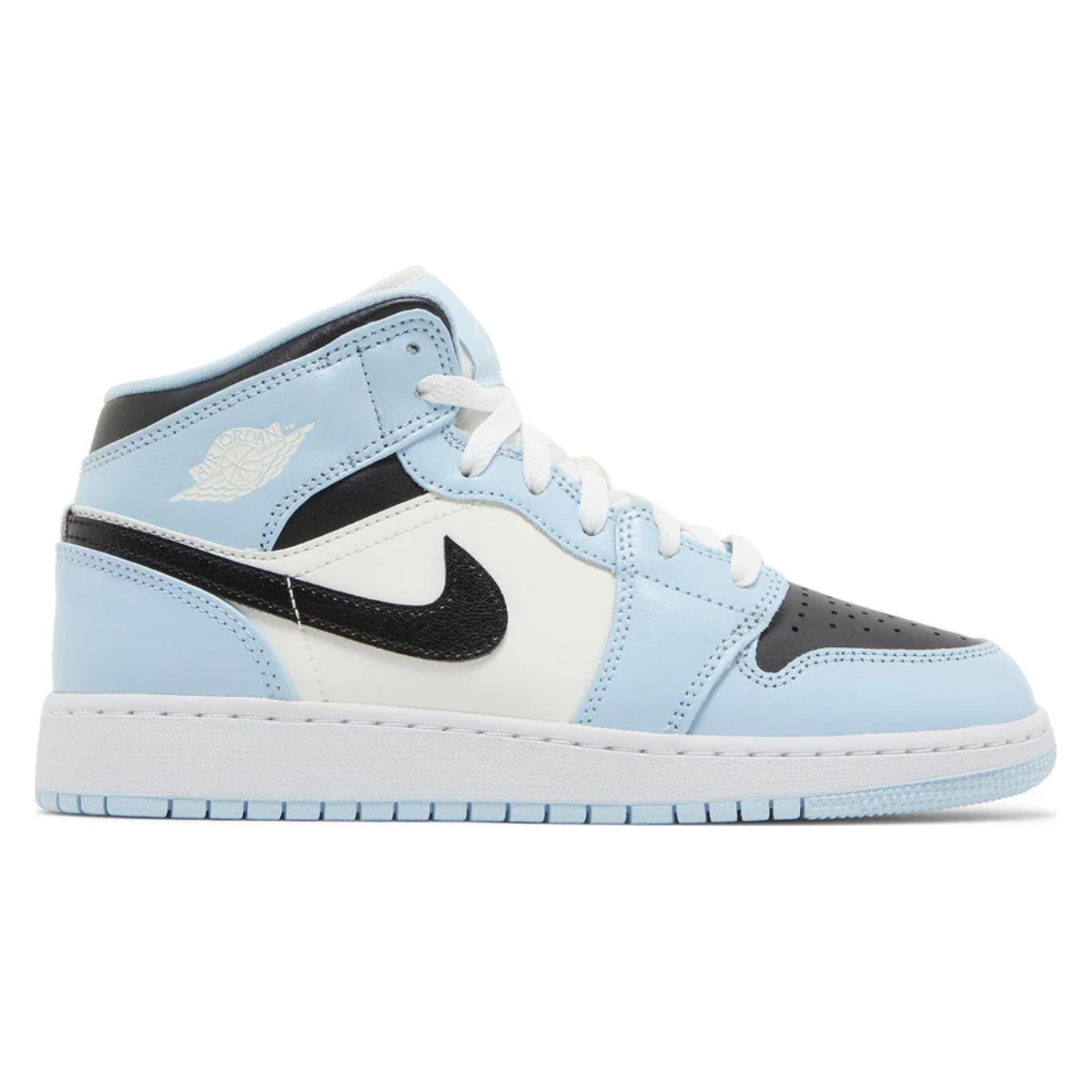 Air jordan 1 light blue white best sale