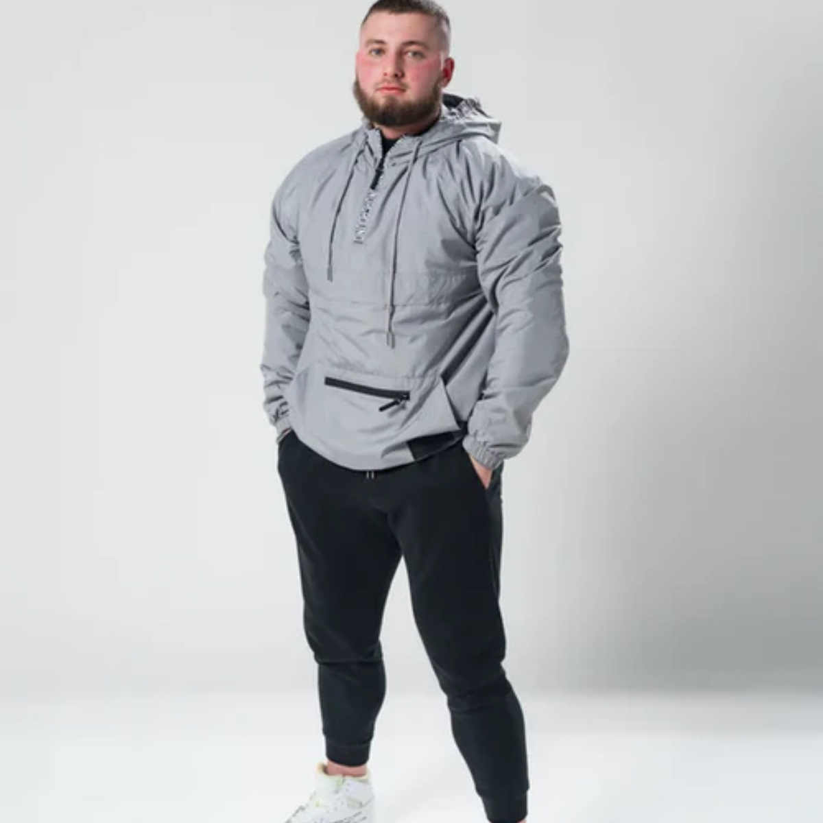 Undrground Lightweight Pull Over Half Zip (Cadet Grey)