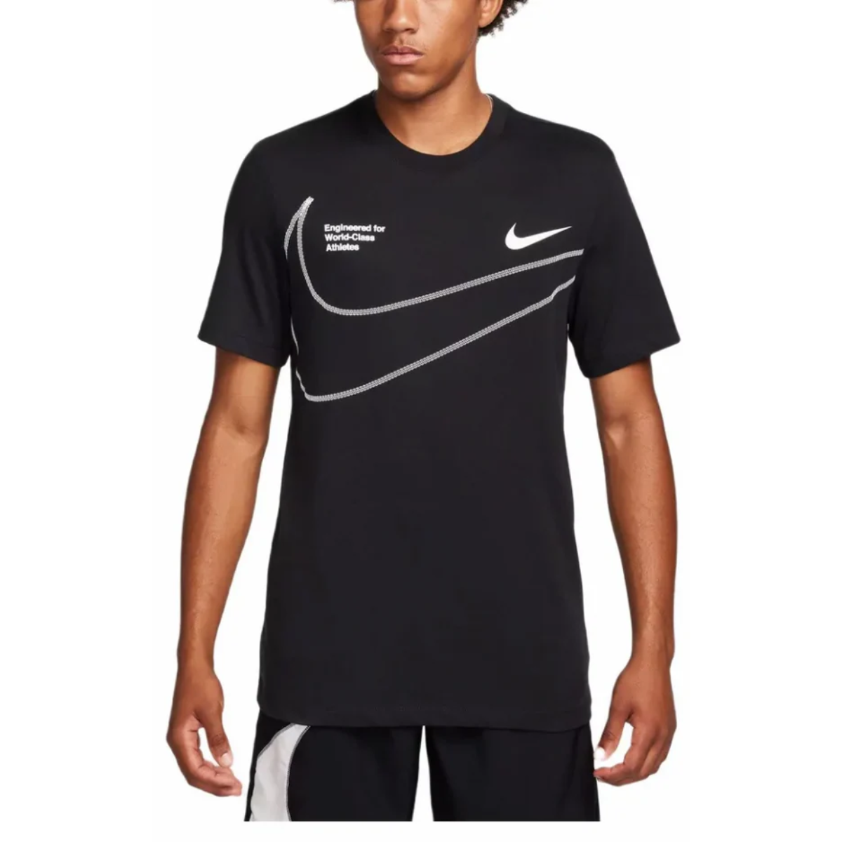 Nike Men's Dri-Fit M NK DF QS T-Shirt  (Black)