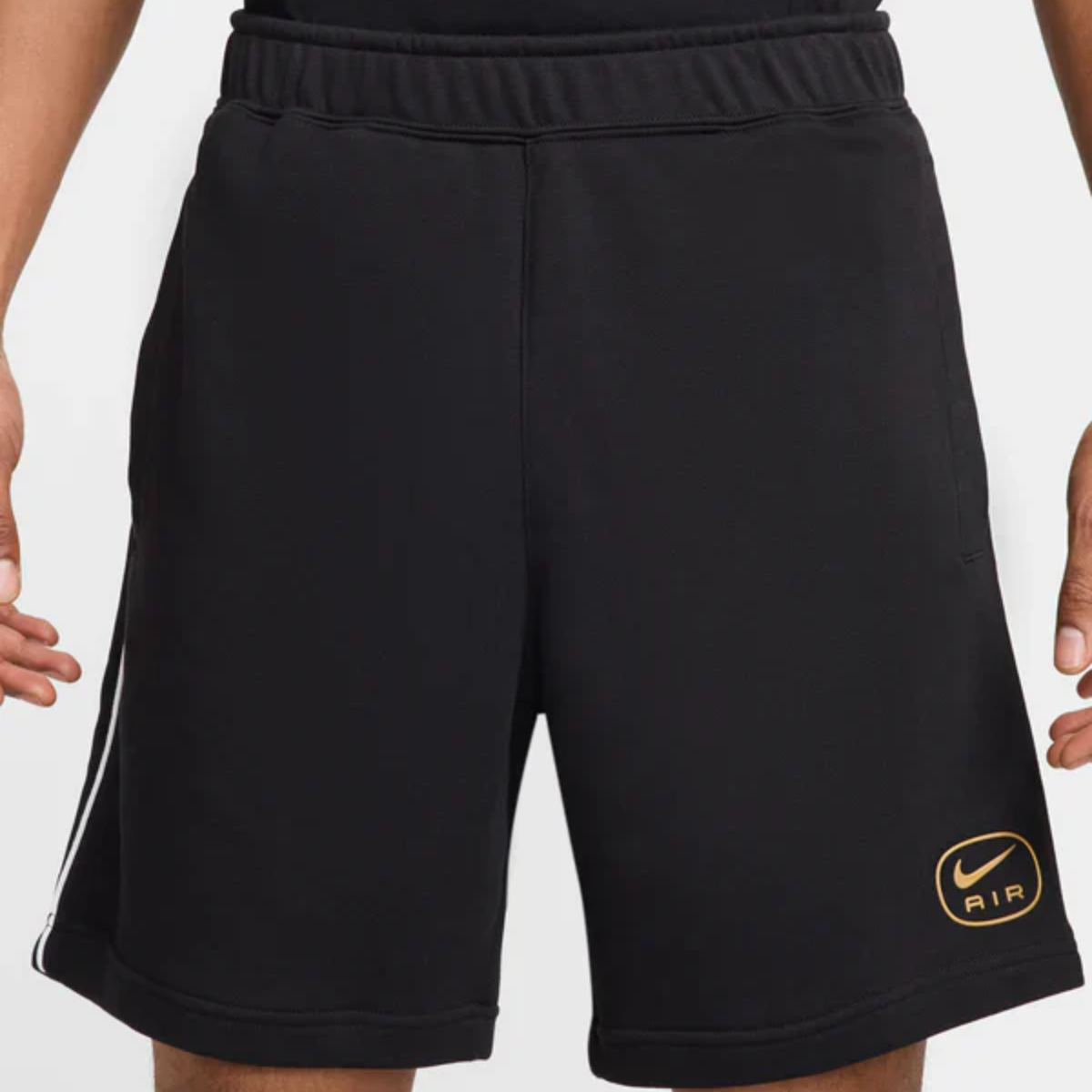 nike shorts black and gold