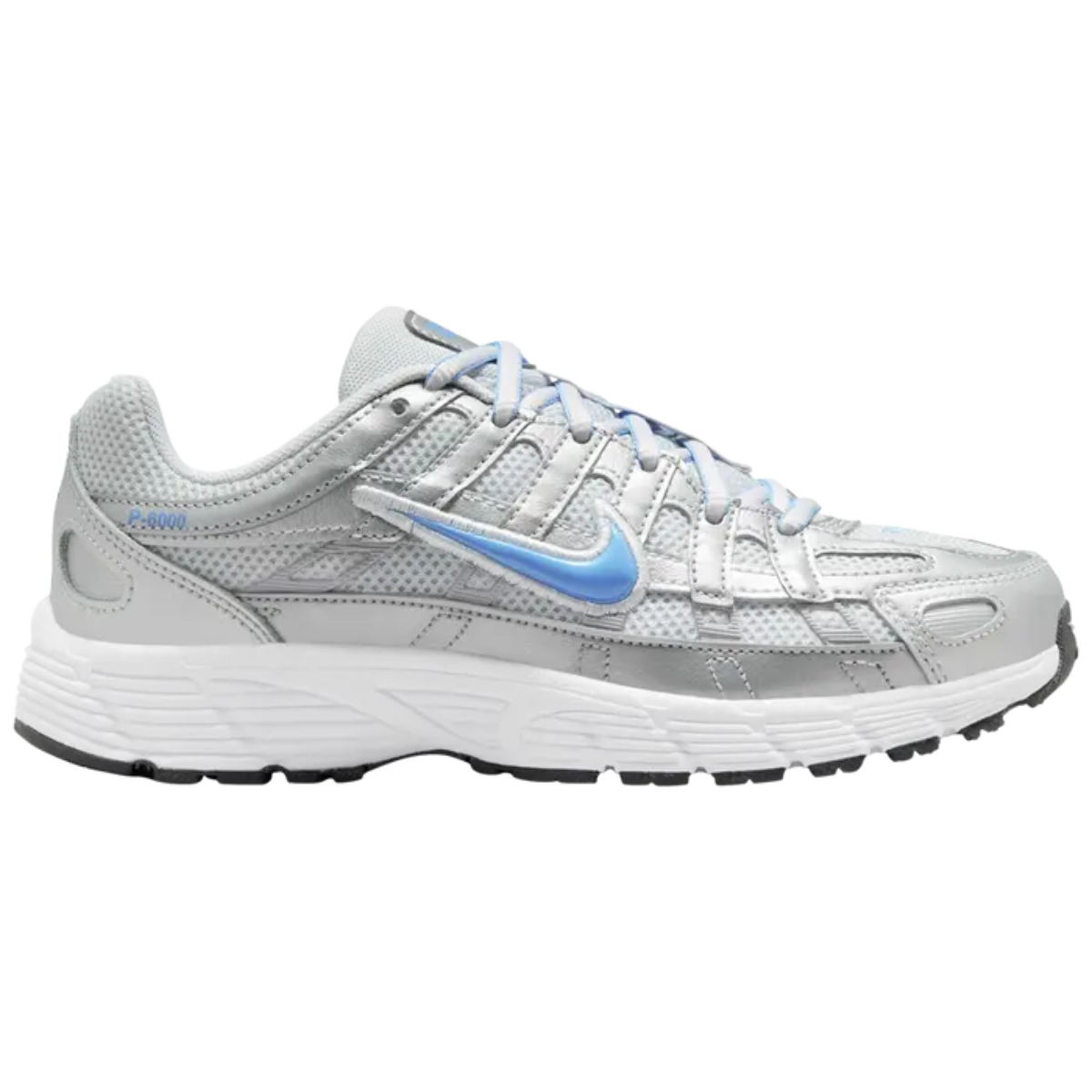 Nike P-6000 GS (Metallic Platinum/University Blue)
