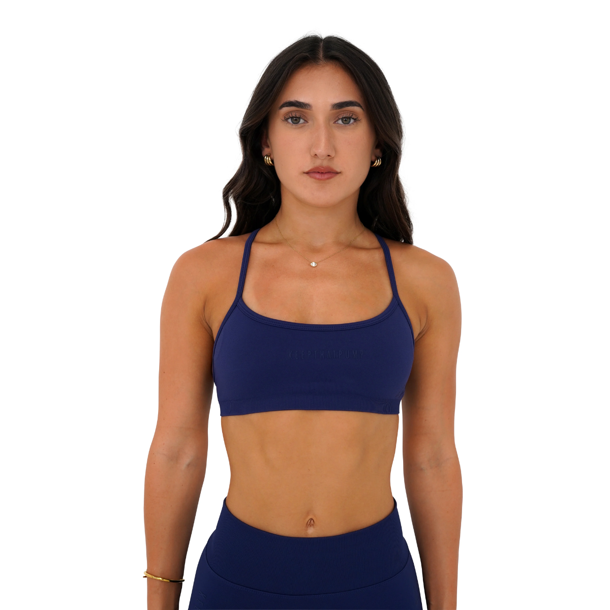 KEEPTHATPUMP LJ Crop (Navy)