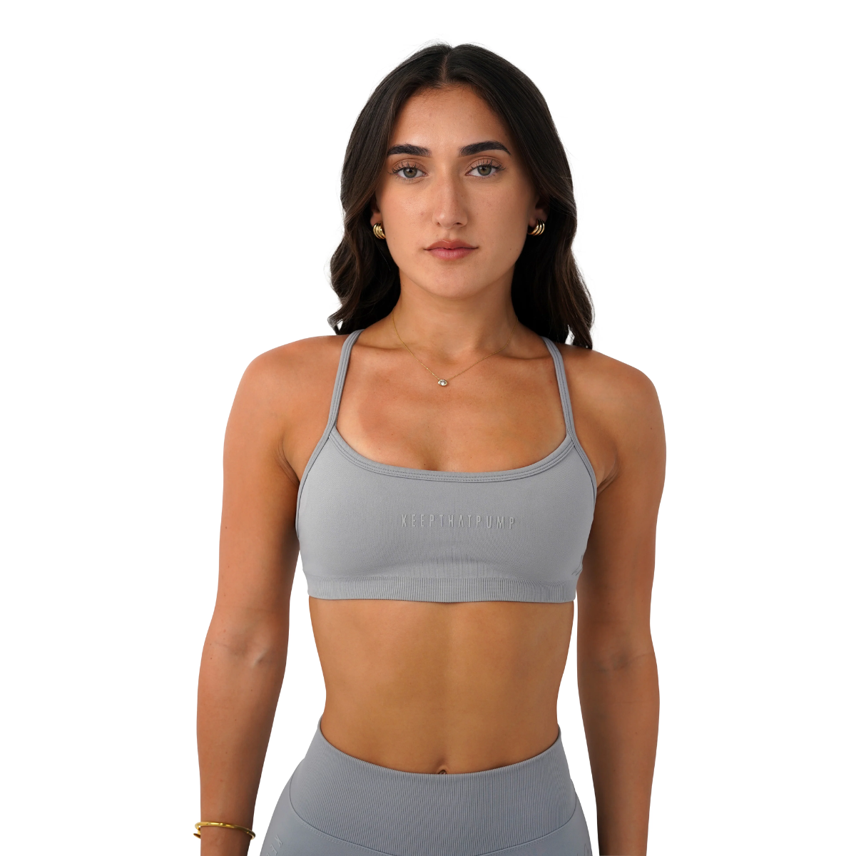 KEEPTHATPUMP LJ Crop (Light Grey)