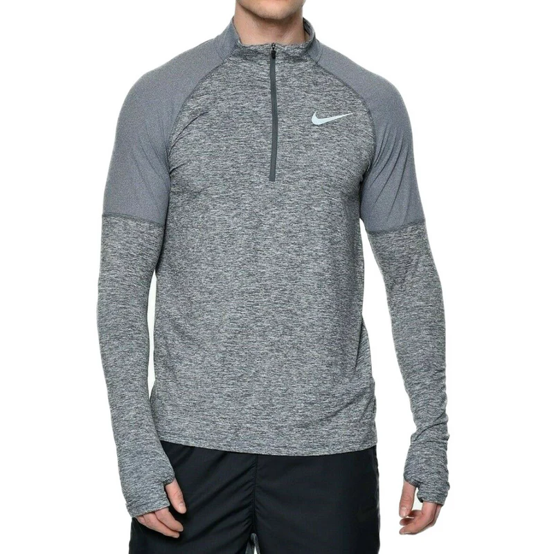 Nike Element Men's Dri-FIT 1/2-Zip Running Top (Smoke Grey)