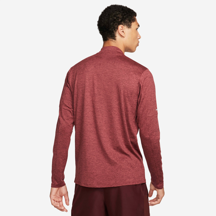 Nike Element Men's Dri-FIT 1/4-Zip Running Top (Maroon/Cedar)