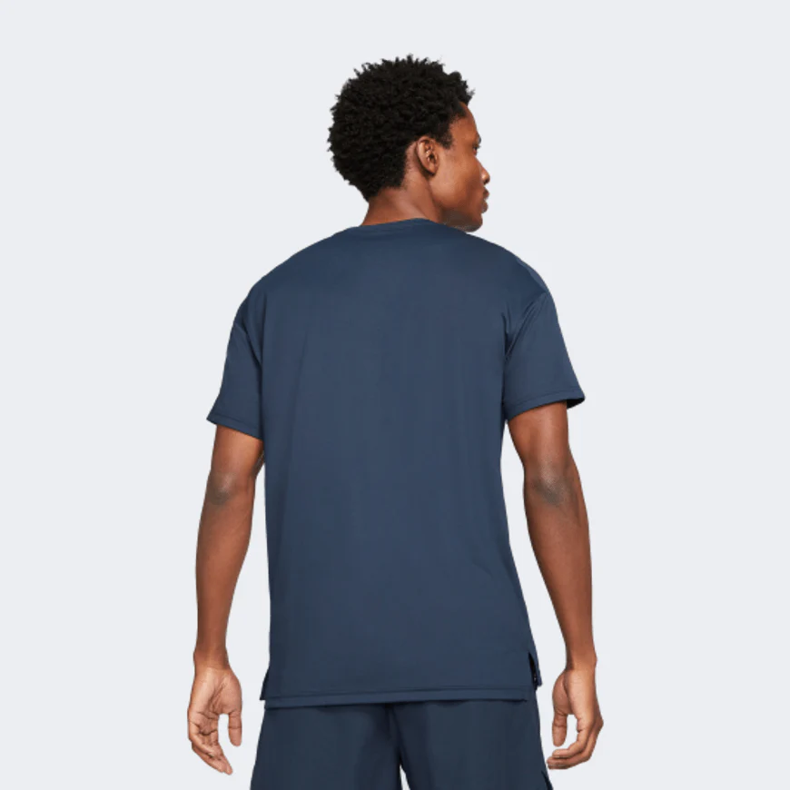 Nike Pro Dri-FIT Short-Sleeve Top (Navy)