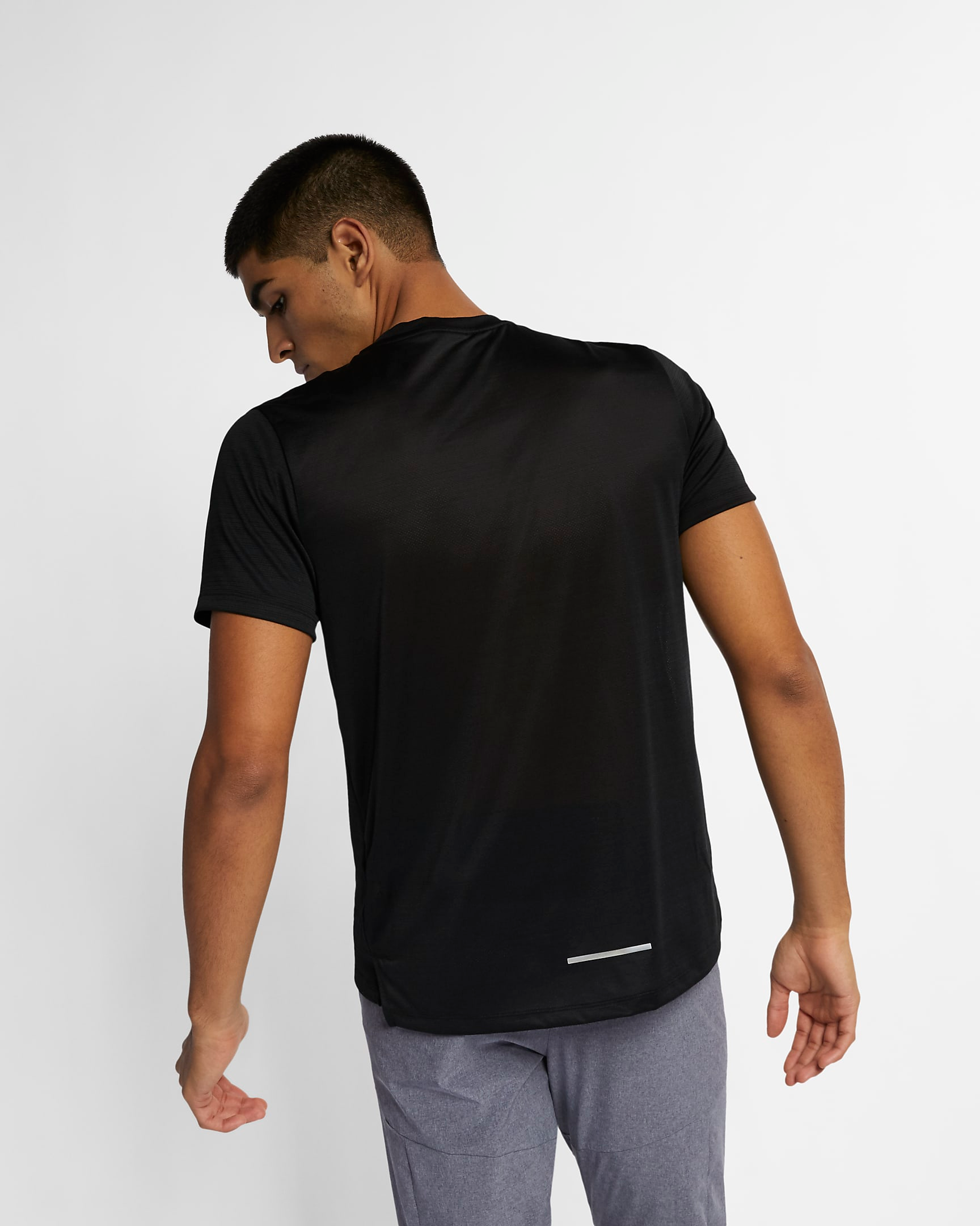 Nike Dri-Fit Miler T-Shirt (Black)