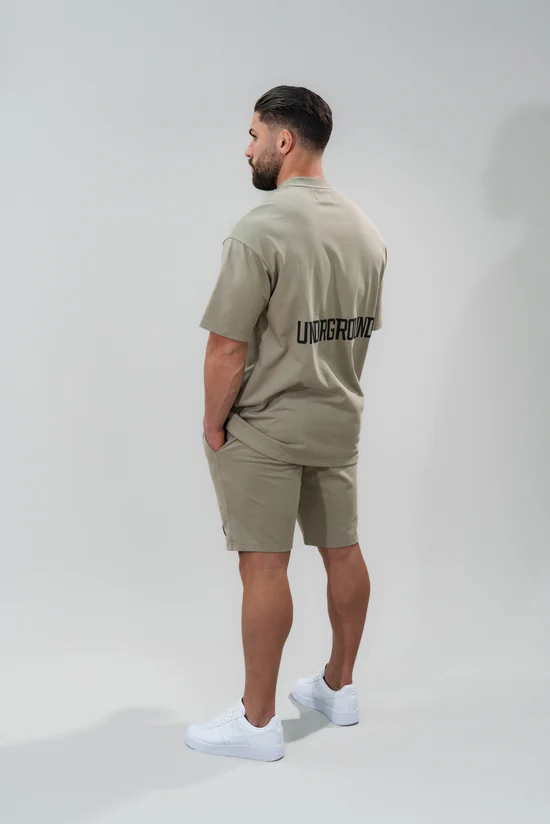 Undrground Relaxed Fit T-Shirt x Combat Khaki