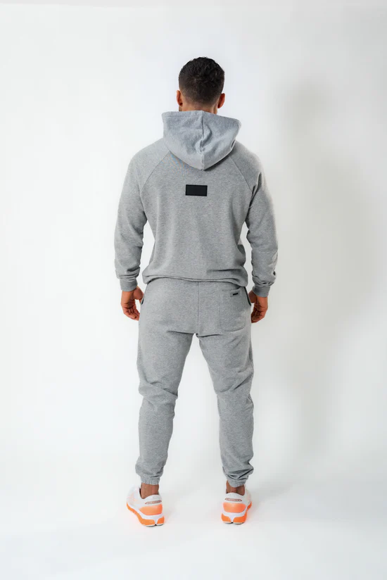 Undrground Graphic Hoodie (Grey Marl)