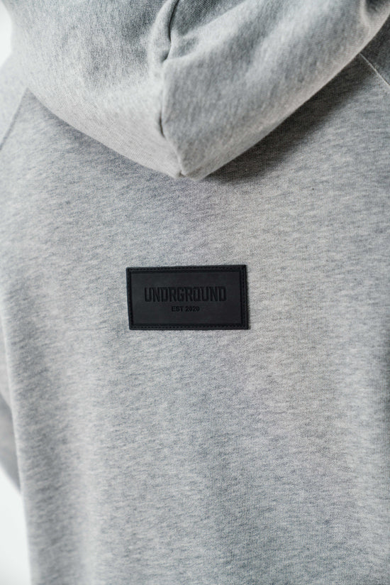 Undrground Graphic Hoodie (Grey Marl)