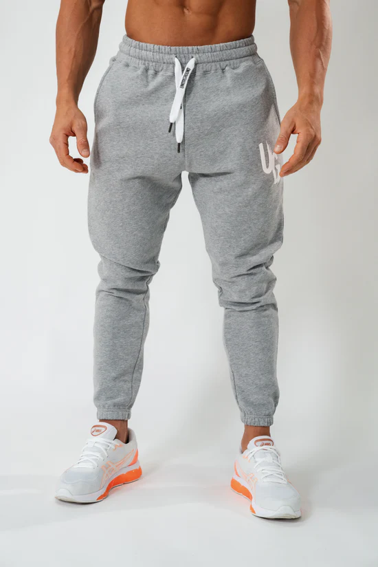 Undrground Puff Print Pants (Grey Marl)