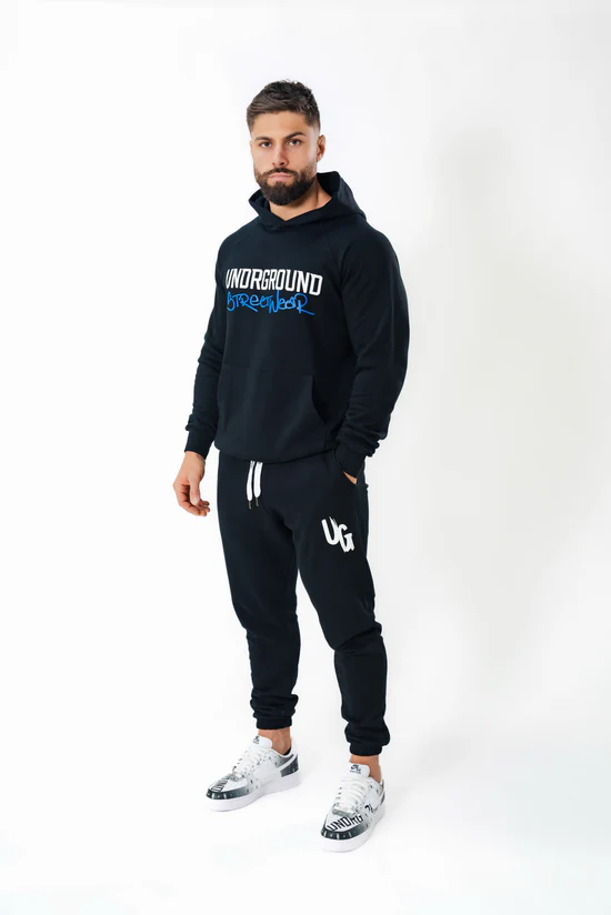 Undrground Graphic Hoodie (Black)