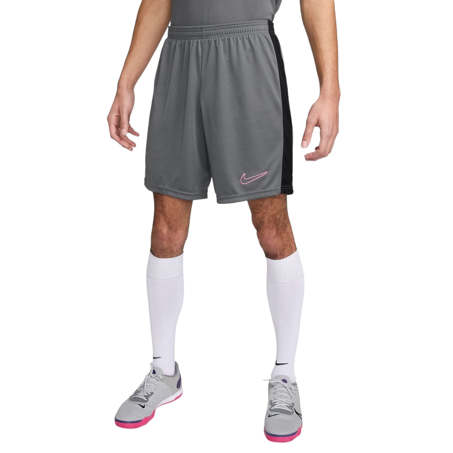 Nike Mens Academy Dri-FIT Shorts (Grey/Infrared)