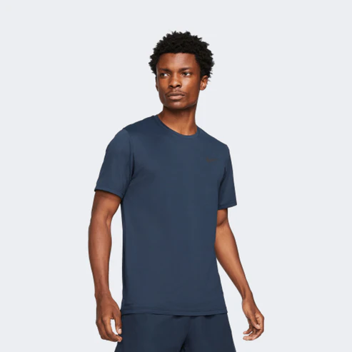 Nike Pro Dri-FIT Short-Sleeve Top (Navy)