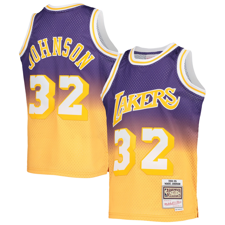 Mitchell & Ness Lakers Purple/Gold Swingman Jersey