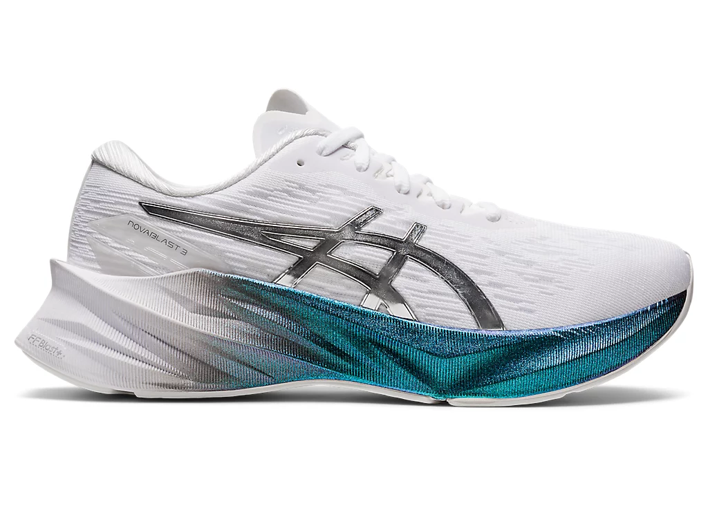 ASICS Novablast 3 Platinum (White/Pure Silver)