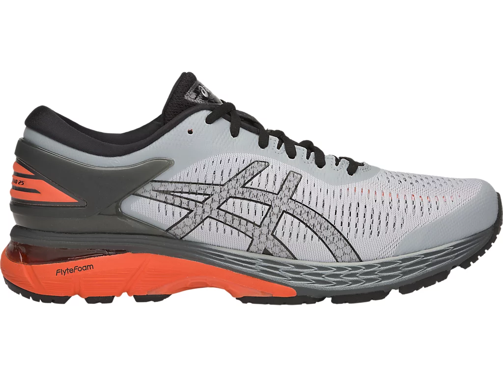 ASICS GEL-Kayano 25 (Mid Grey/Nova Orange)