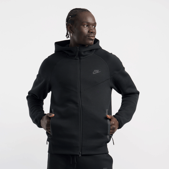 Nike Mens Tech Fleece Full zip Hoodie (Black)