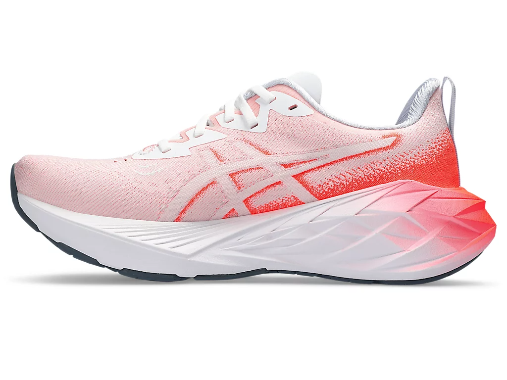 ASICS Novablast 4 (White/Sunrise Red)