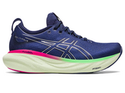 Womens ASICS GEL-Nimbus 25 (Indigo Blue/Pure Silver)