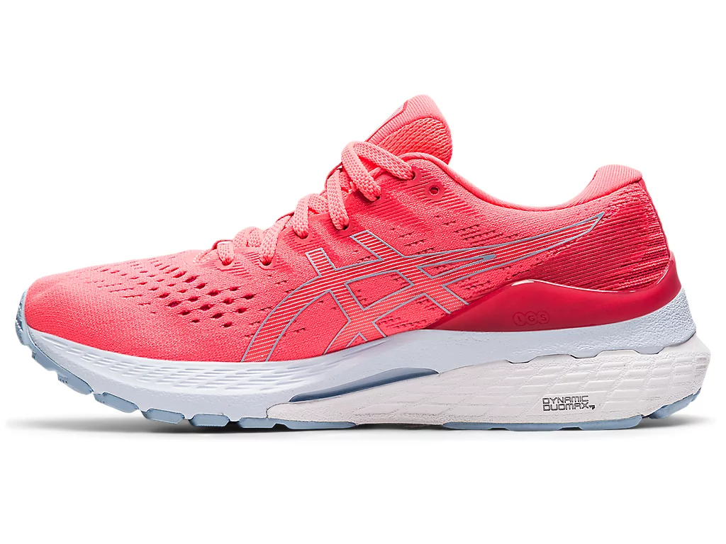 ASICS GEL-Kayano 28 (Blazing Coral/White)