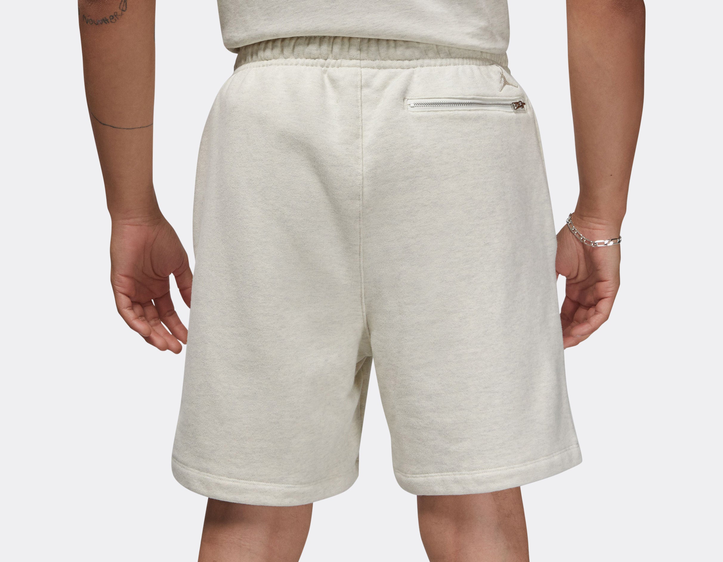 Jordan Wordmark Fleece Short (Oatmeal Heather)