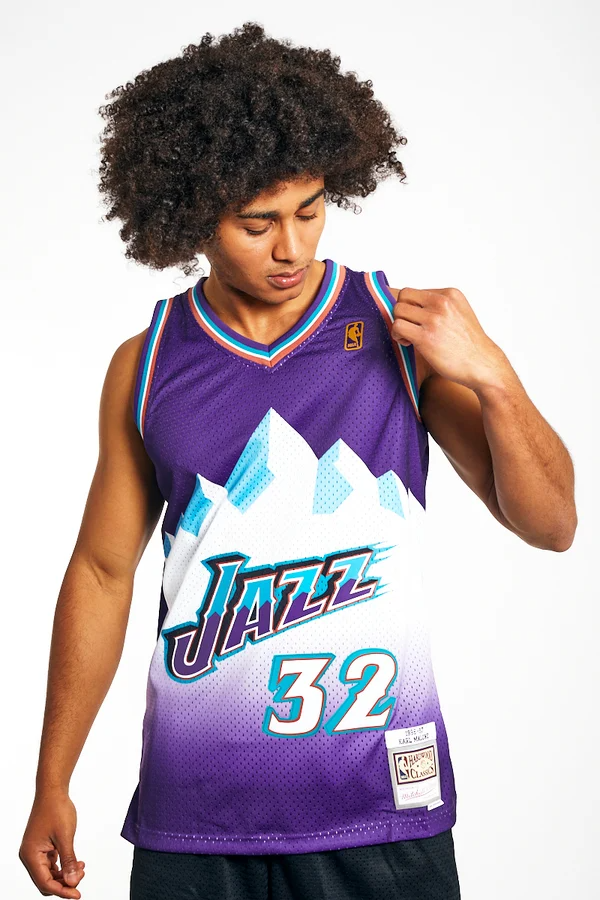 Mitchell & Ness Jazz V-Neck Swingman Jersey