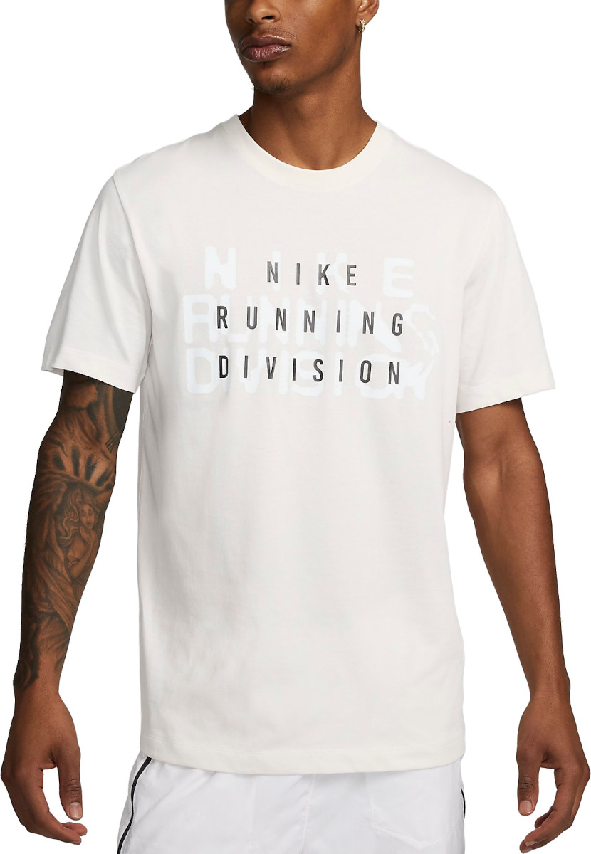 Nike Men's Dri-FIT Running Division T-Shirt (White)