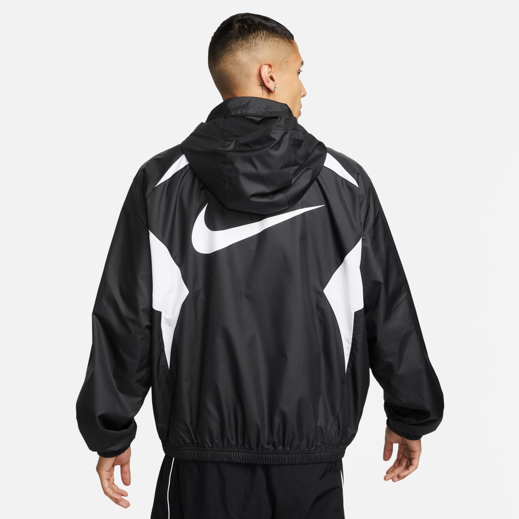 Nike FC Repel Waterproof Jacket (Black/White)