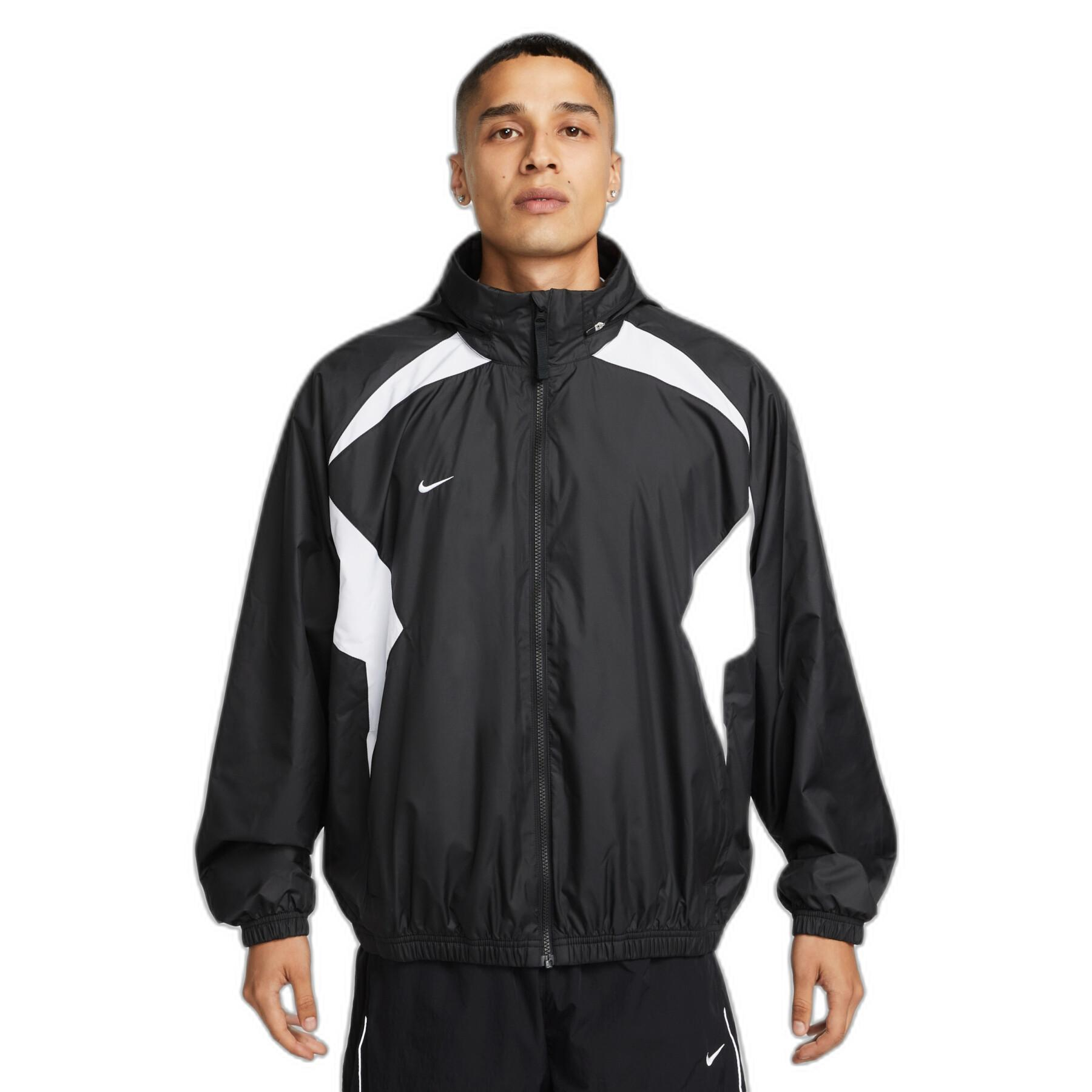 Nike FC Repel Waterproof Jacket (Black/White)