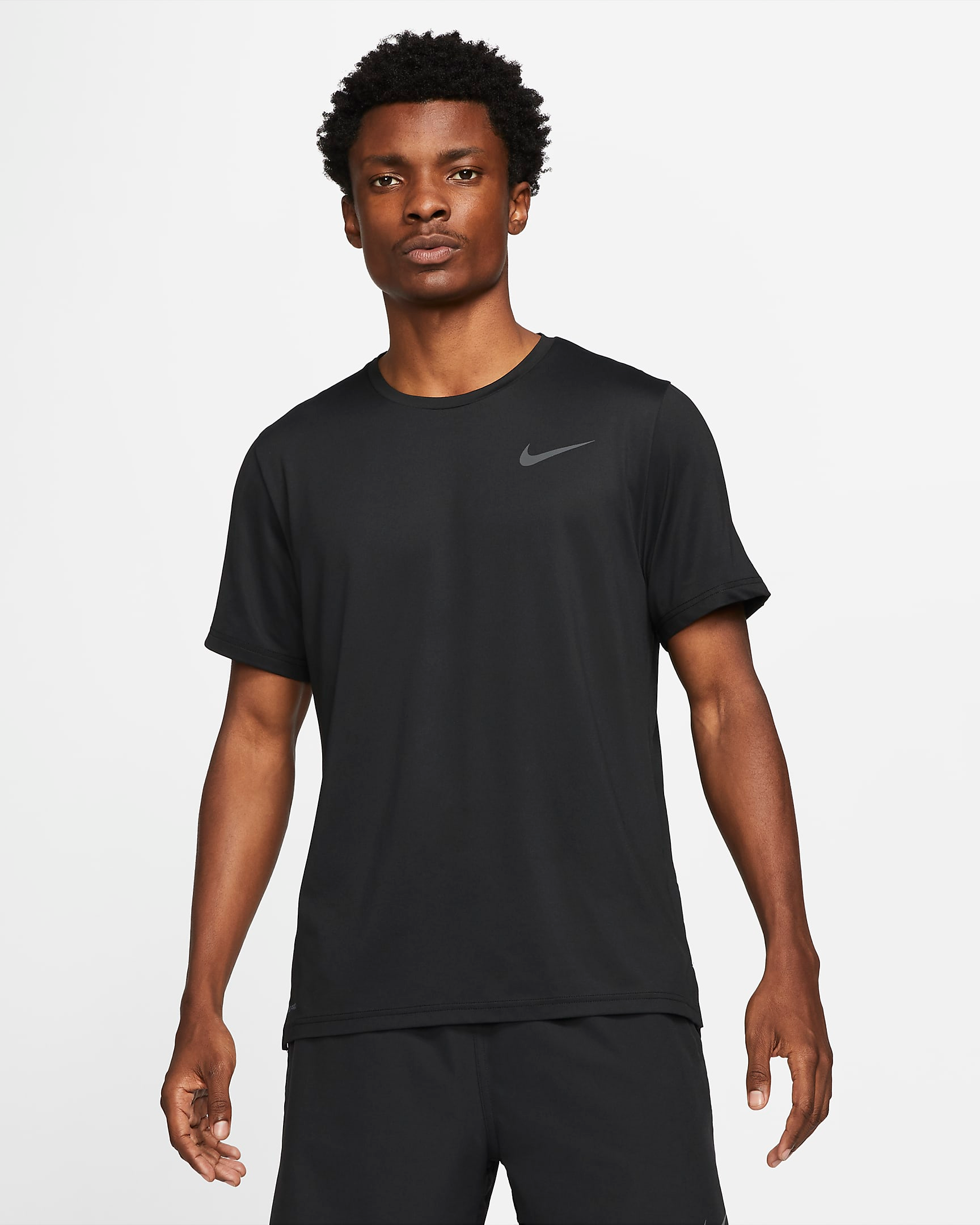 Nike Pro Dri-FIT Short-Sleeve Top (Black)