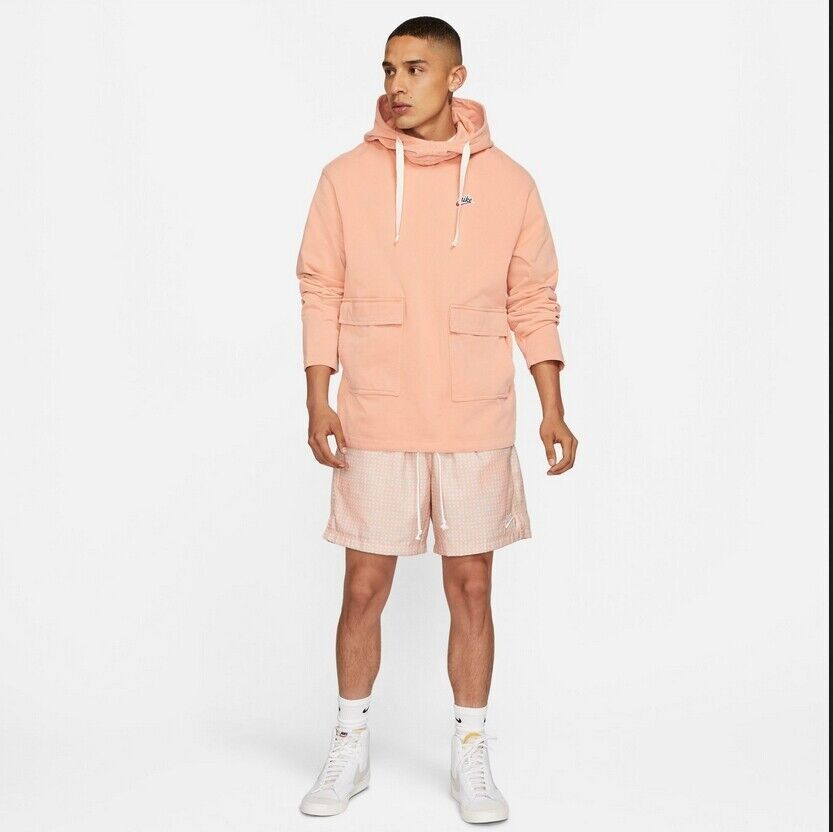 Nike Sportswear Heritage Knit Pullover Hoodie (Apricot)