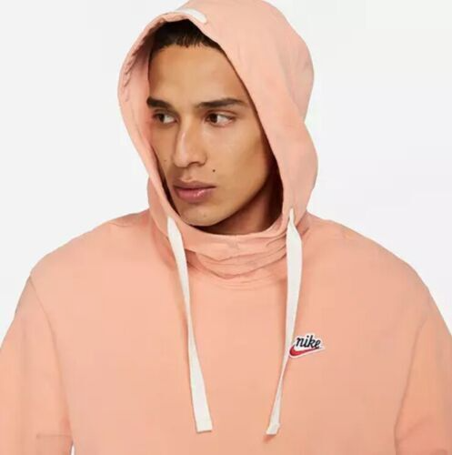 Nike Sportswear Heritage Knit Pullover Hoodie (Apricot)