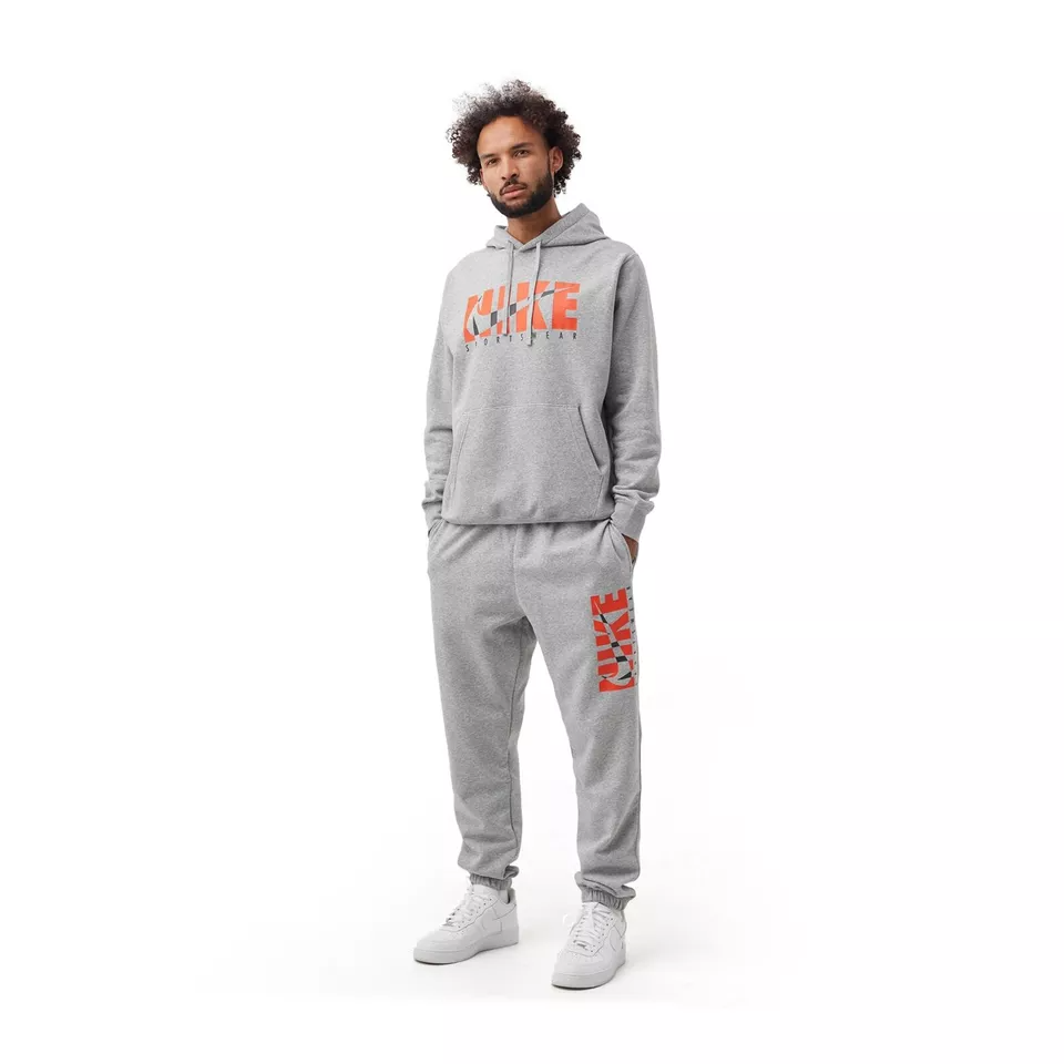 Kit Nike Fleece Sportswear Sweatpants (Grey)