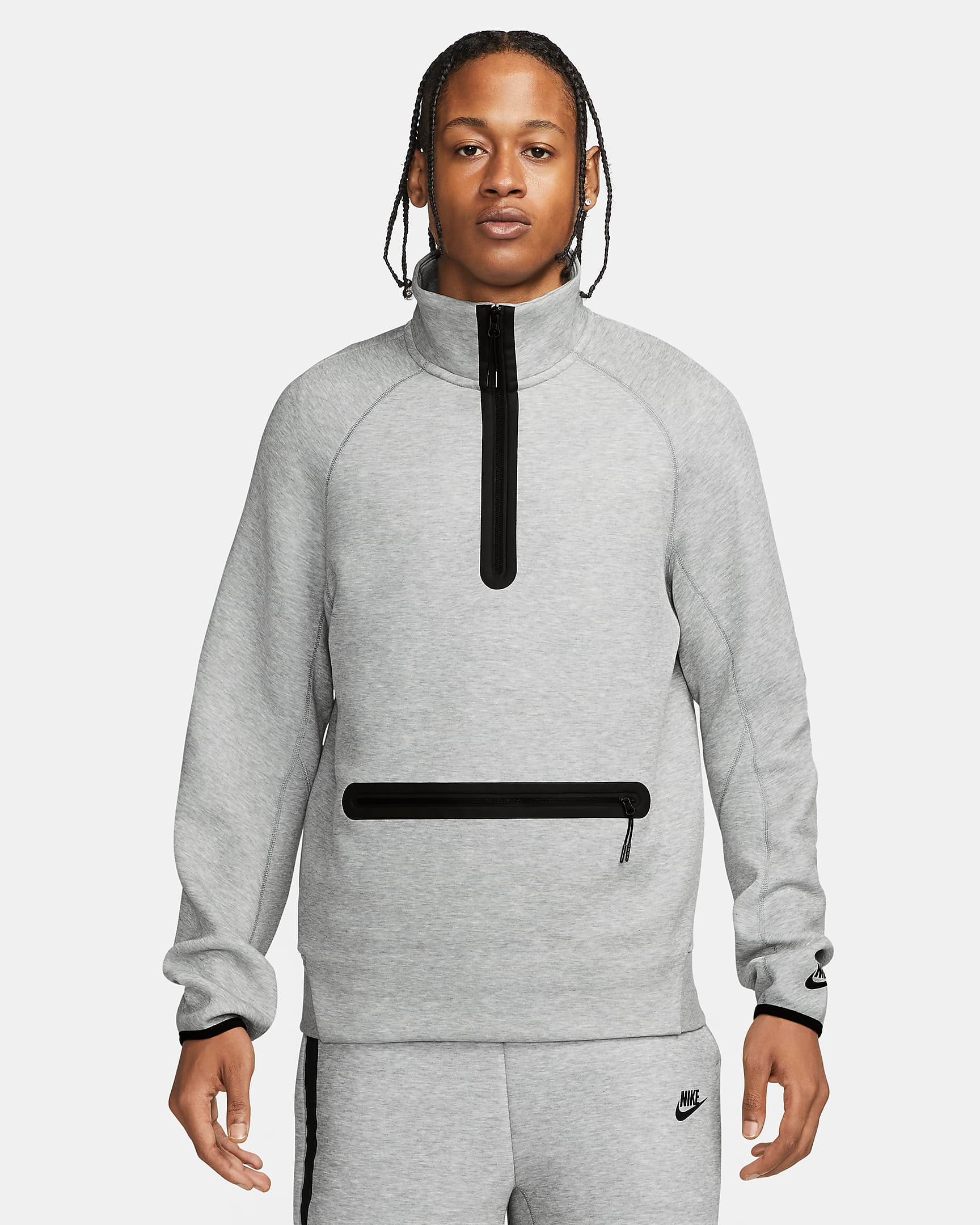 Nike Sportswear Tech Fleece Men's 1/2-Zip Sweatshirt (Grey)