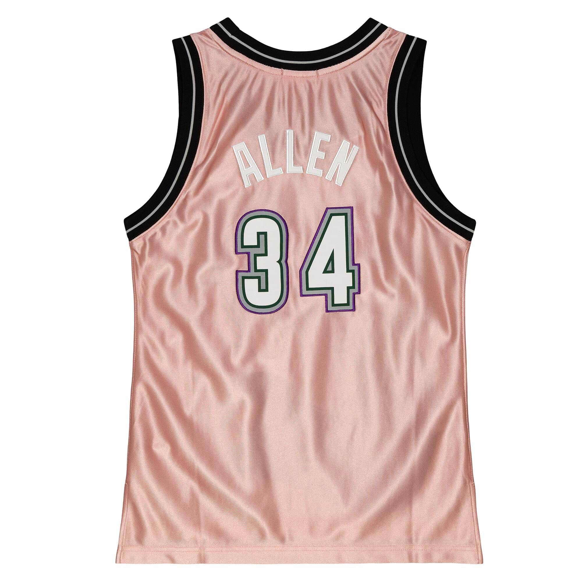 Womens Mitchell & Ness 75th Rose Gold Swingman Jersey