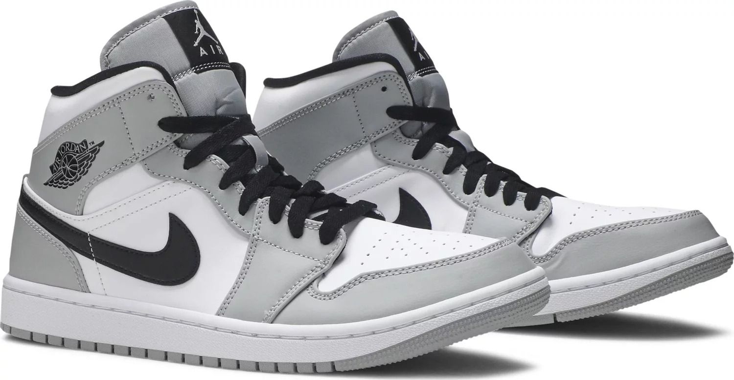 Nike air jordan 1 mid grey discount