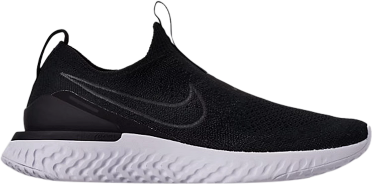 Nike epic phantom react flyknit black white best sale
